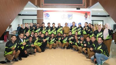 Gubernur Anwar Hafid Lepas Kontingen Pornas KORPRI XVII