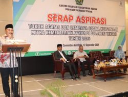 Kemenag Sulteng Gelar Serap Aspirasi Tokoh Agama dan Early Warning System