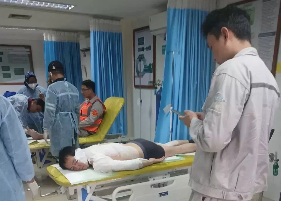 Kebakaran di Pabrik Nikel PT SLNC Morowali, Dua Pekerja Luka Bakar
