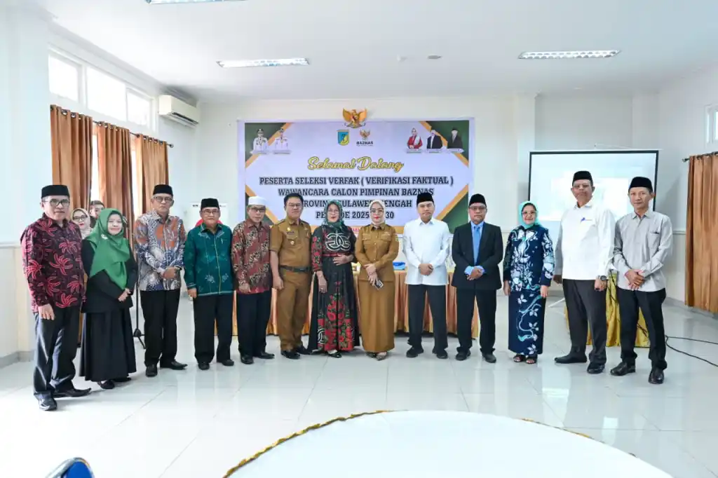 Sekda Novalina: Integritas dan Keikhlasan Kunci Kepemimpinan BAZNAS Sulteng