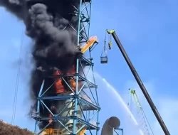 Kebakaran di Pabrik Nikel PT SLNC Morowali, Dua Pekerja Luka Bakar