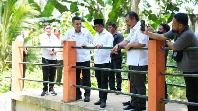 Gubernur Anwar Hafid Tinjau Sungai Lembe
