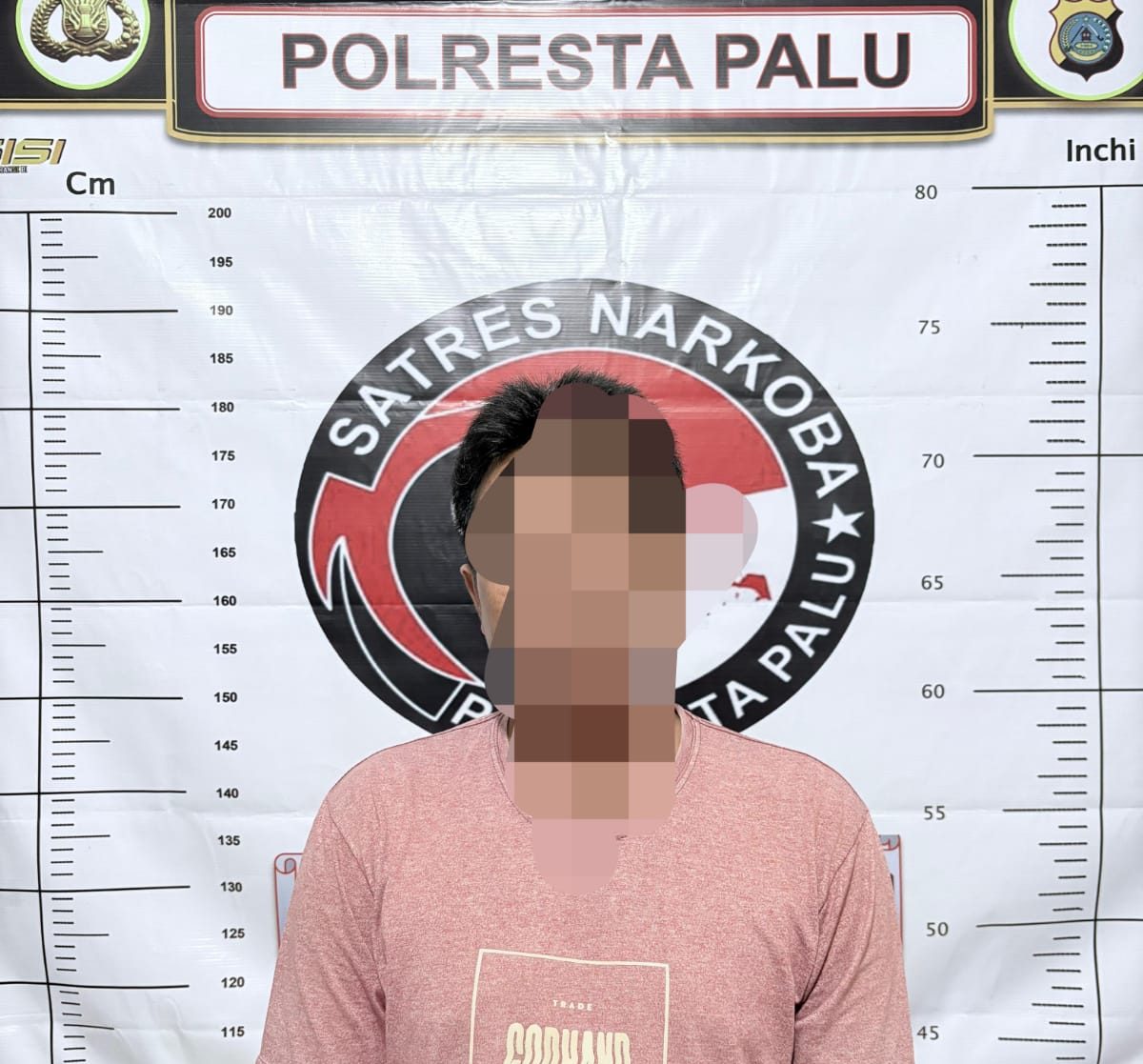Pria di Palu Ditangkap Bawa 24 Paket Sabu