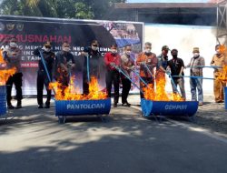 Bea Cukai Pantoloan Musnahkan Barang Ilegal Rp853 Juta