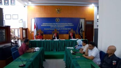 DKPP Sidang Dugaan Pelanggaran Etik Komisioner KPU Sulteng