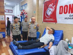 Polda Sulteng Gelar Donor Darah Sambut HUT ke-74 Humas Polri