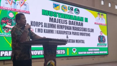 Wabup Parigi Moutong Buka Musda II KAHMI