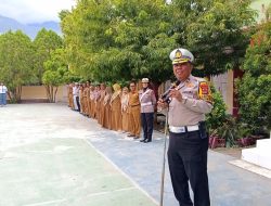 Satgas Preemtif Edukasi Pelajar SMA 6 Palu di Operasi Zebra Tinombala 2025