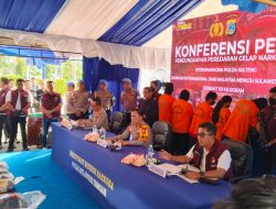 Polda Sulteng Bongkar 60 Kg Sabu Jaringan Malaysia