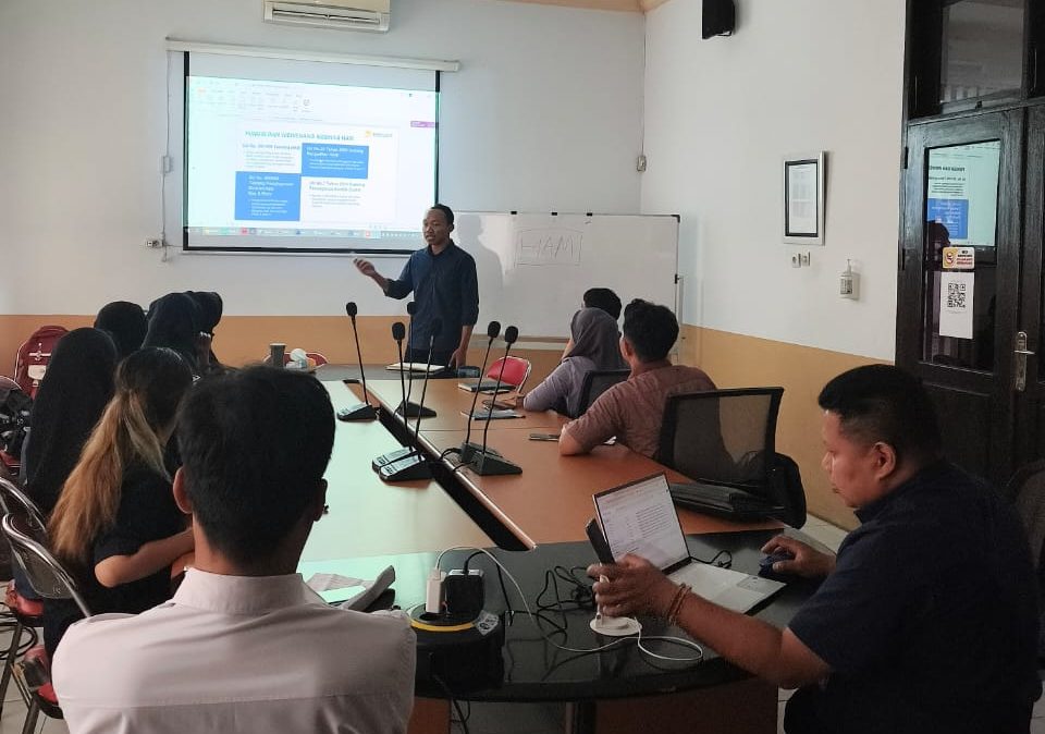 Komnas HAM Sulteng Bekali Peserta Magang HUB Kemenaker soal Dasar HAM