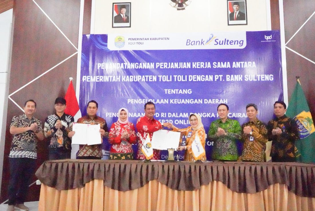 Pemda Tolitoli–Bank Sulteng Resmi Terapkan SIPD dan SP2D
