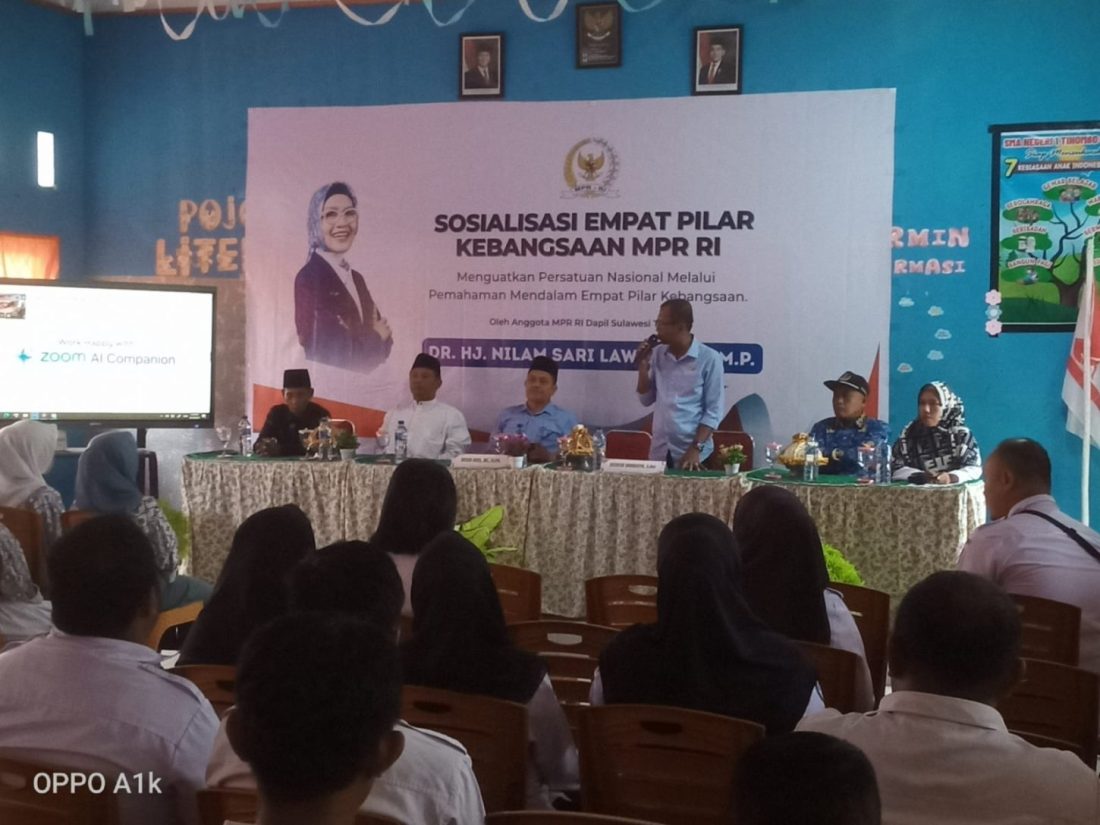 Sosialisasi 4 Pilar Kebangsaan Perkuat Karakter Siswa SMAN 1 Tinsel