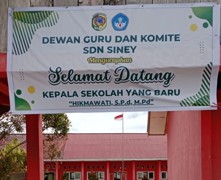 SDN Siney Sambut Kepsek Baru, Guru Harap Iklim Sekolah Lebih Harmonis