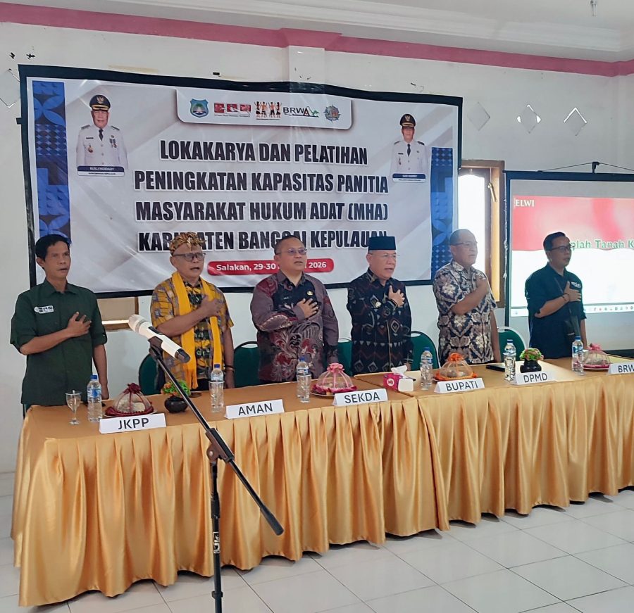 Pemda Bangkep dan Koalisi Sipil Perkuat Perda Masyarakat Adat