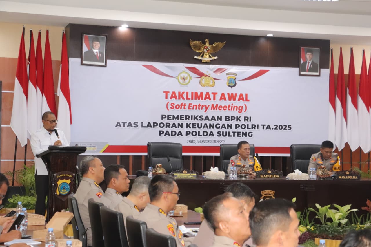 BPK Periksa LK Polri 2025 di Polda Sulteng