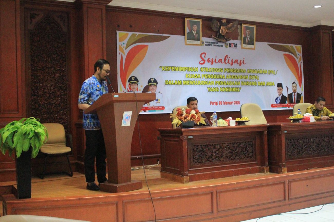 Sekda Parimo Tekankan Integritas PA/KPA dalam Pengadaan 2026