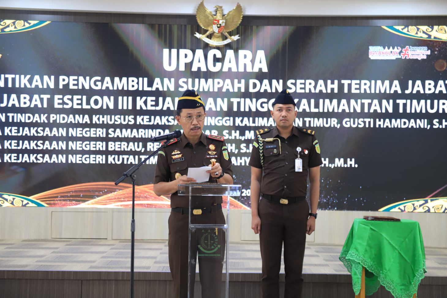 Mutasi Jaksa di Kaltim, Kajati Supardi Ingatkan Tanggung Jawab Jabatan