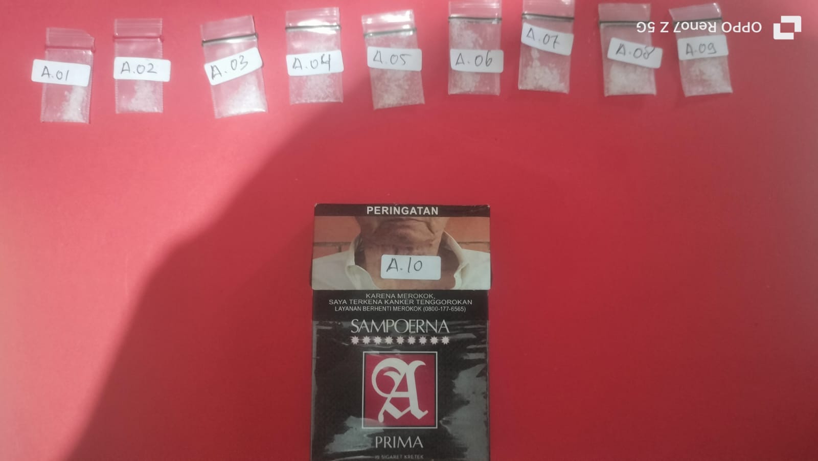 Satresnarkoba Polresta Palu Ungkap Kasus Sabu, Satu Orang Diamankan