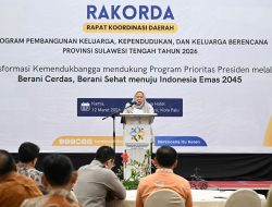 Wagub Sulteng Dorong Slogan “Dua Anak Lebih Sehat” Menggema di Masyarakat