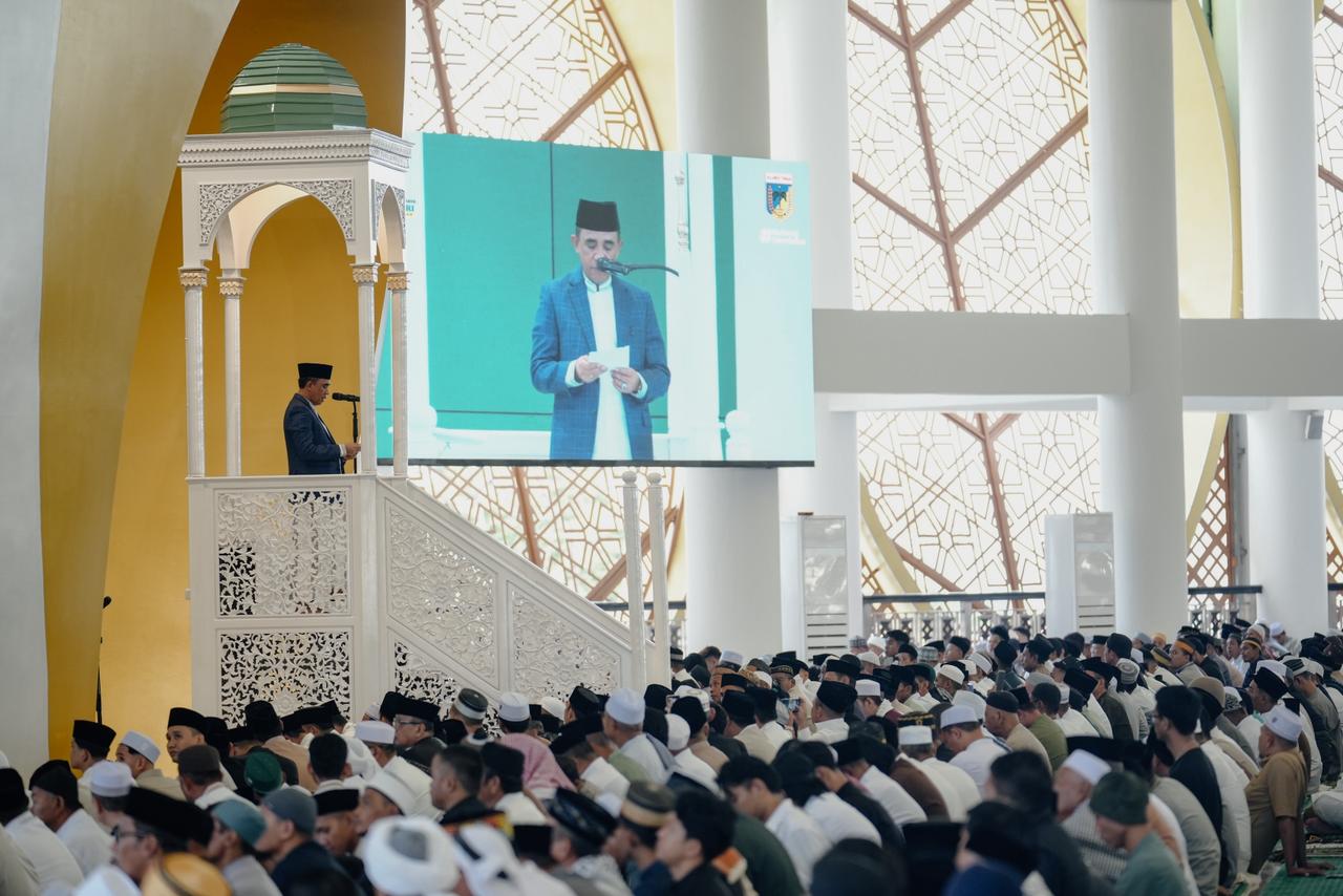 Dari Mimbar Idulfitri Gubernur Sulteng Tekankan Perjuangan dan Persatuan