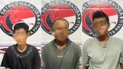 Tiga Terduga Pengedar Sabu Diciduk, Polisi Kembangkan Jaringan