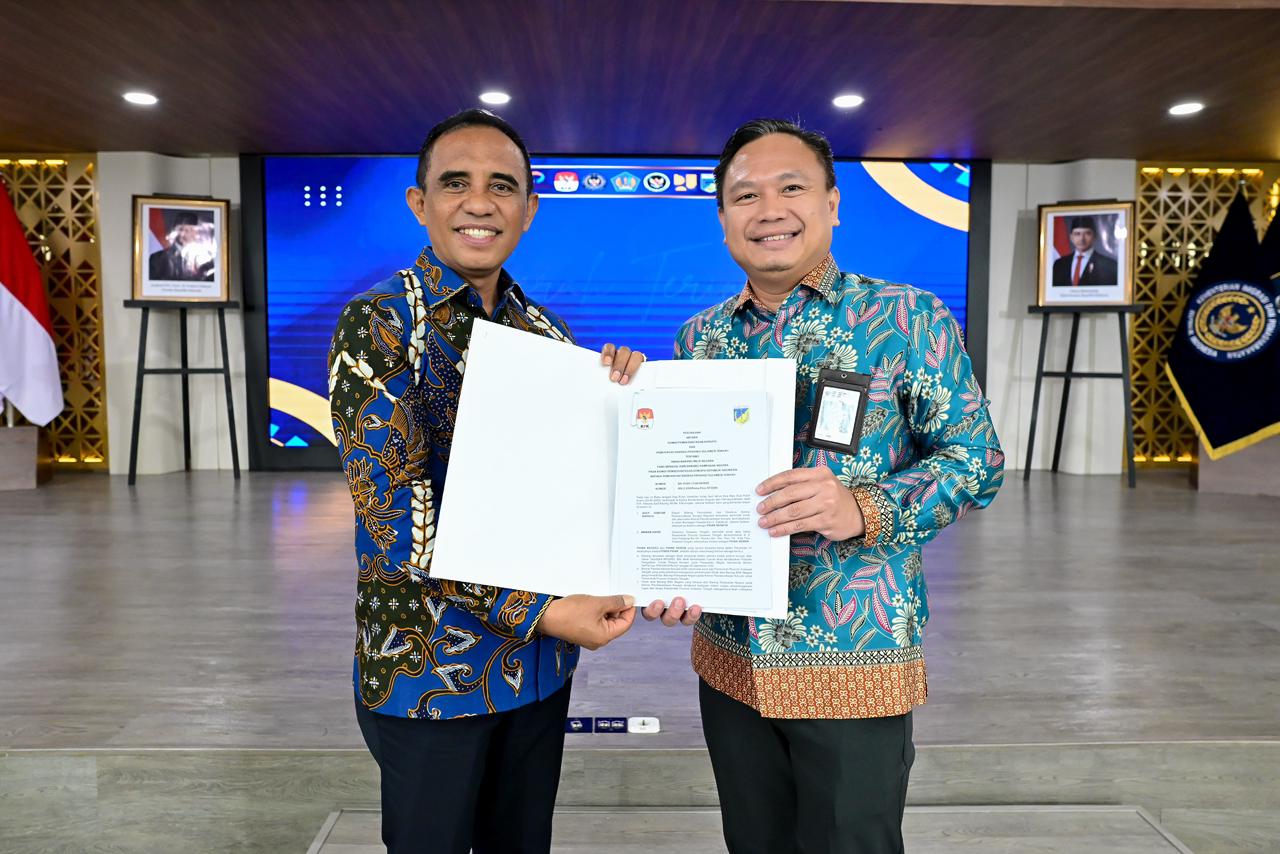 Pemprov Sulteng Terima Aset Tanah dari KPK