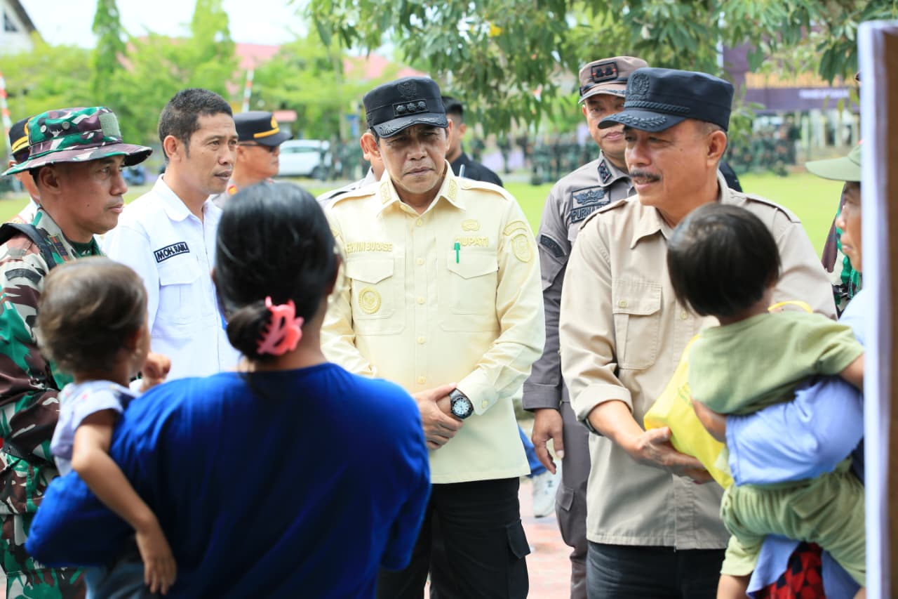 Bupati Erwin Burase Buka TMMD, Fokus Infrastruktur dan Kesejahteraan