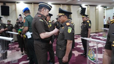 Zullikar Tanjung Resmi Jabat Kajati Sulteng, Ini Pesan Penting Jaksa Agung