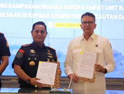 Empat Kapal Rampasan Diserahkan ke KKP, Perkuat Pengawasan Laut di Indonesia Timur