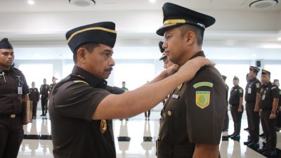 Rotasi Pejabat di Kejati Sulteng, Zullikar Tanjung Tekankan Pelayanan Hukum Prima