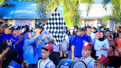 Wagub Reny Lepas Jalan Sehat, Hardiknas 2026 Jadi Ajang Kebersamaan