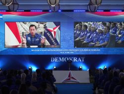 AHY Puji Kepemimpinan Anwar Hafid di Musda Demokrat Sulteng