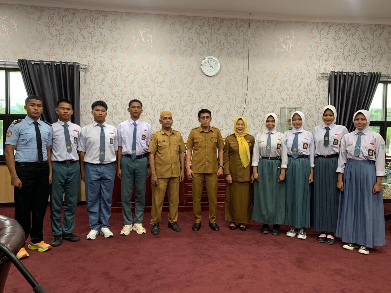 Bawah Nama Daerah Peserta Paskibraka Parimo Siap Bersaing Ketingkat Provinsi