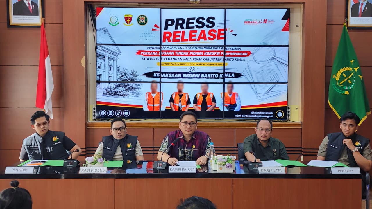Mangkir dari Panggilan, Empat Pejabat dan Mantan Pejabat PDAM Akhirnya Ditahan
