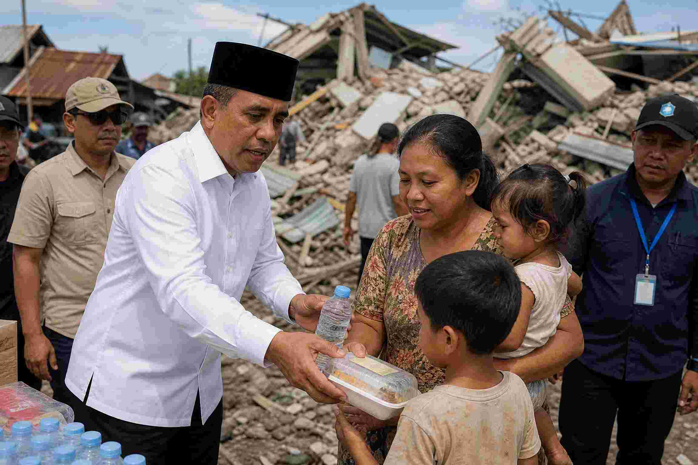 Saat Warga Panik Berlarian, Anwar Hafid Langsung Kerahkan Tim Tanggap Darurat