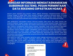 Waspada! Nama Gubernur Sulteng Dicatut dalam Modus Penipuan Berkedok Hadiah