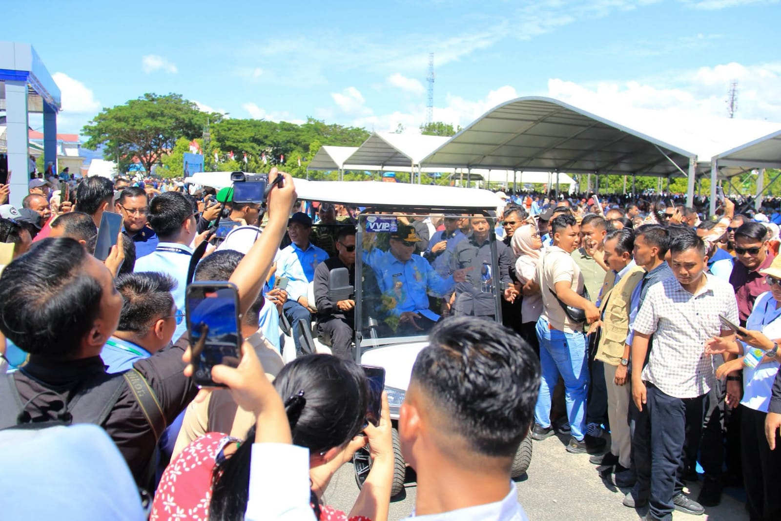 Bupati dan Wabup Parimo Hadiri Forum Nasional Petani dan Nelayan di Gorontalo
