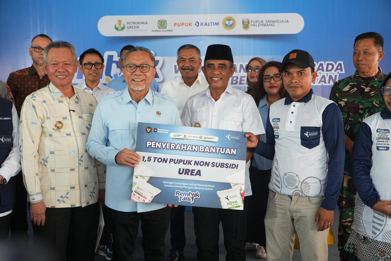 Anwar Hafid Dampingi Menko Pangan Perkuat Ketahanan Pangan di Sulteng