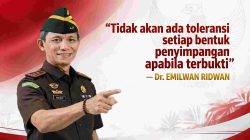 Emilwan Ridwan Buktikan Komitmen Bersih di Tubuh Kejaksaan