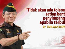 Emilwan Ridwan Buktikan Komitmen Bersih di Tubuh Kejaksaan