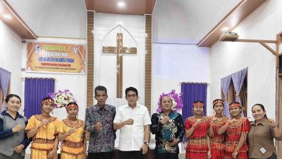 Erwin Burase Ajak Pemuda GKST Ambil Peran Bangun Daerah