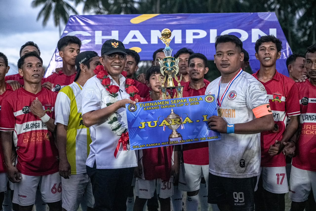 Ribuan Warga Semarakkan Penutupan Taruna Cup di Kalora