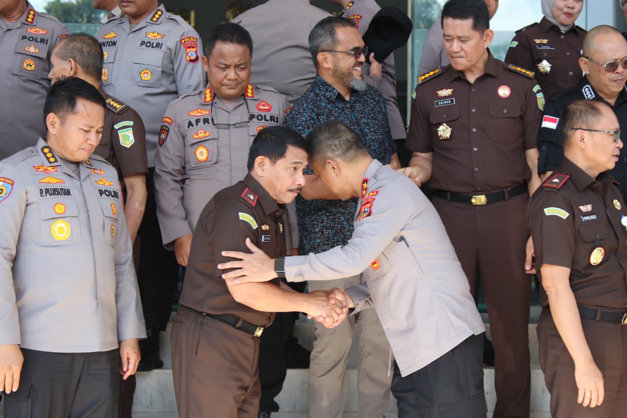 Silaturahmi Kajati-Kapolda Sulteng, Perkokoh Kolaborasi Antar Penegak Hukum