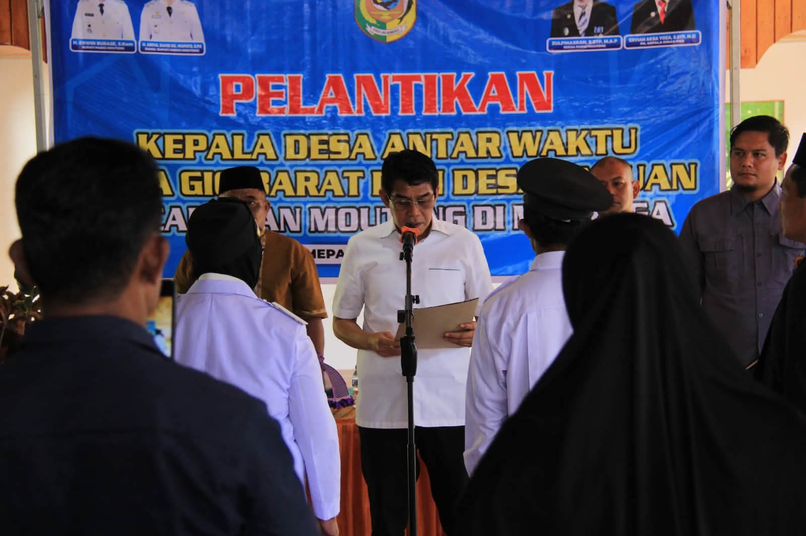 Pelantikan Dua Kades PAW Diwarnai Penghargaan Nasional Untuk Desa Ogotion