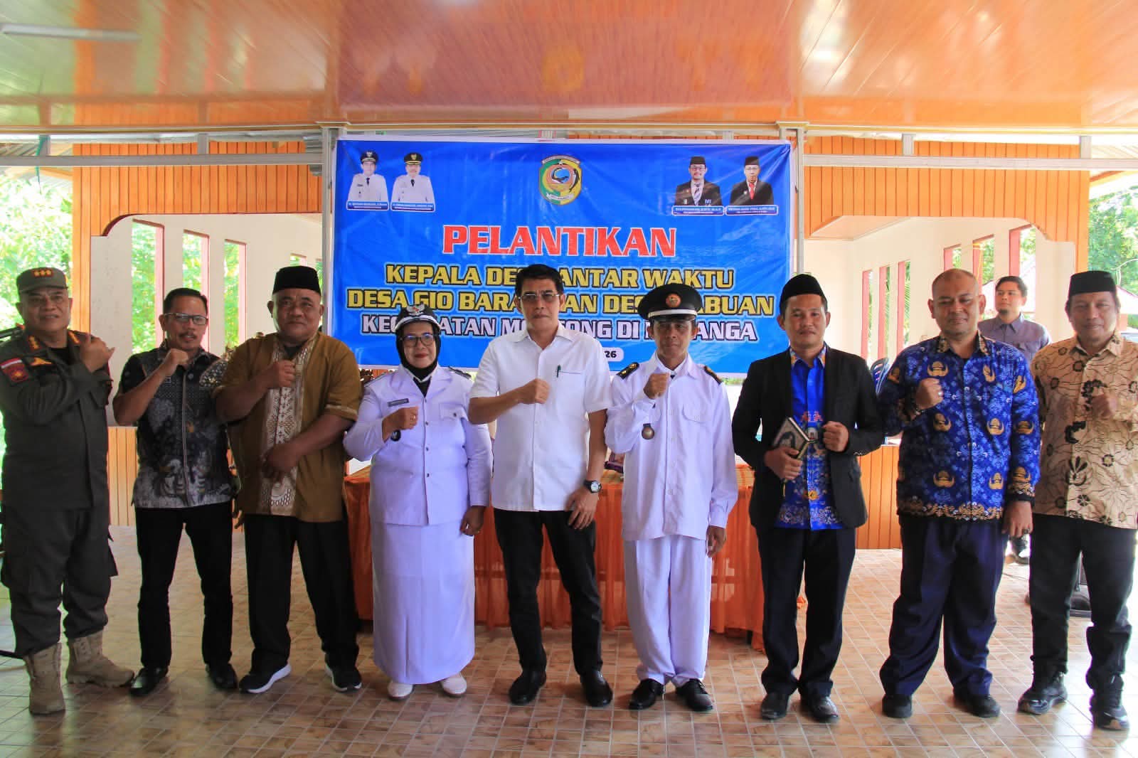 Pelantikan Dua Kades PAW Diwarnai Penghargaan Nasional Untuk Desa Ogotion