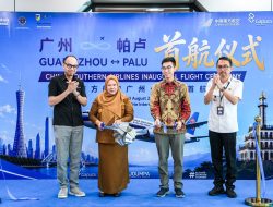 Penerbangan Palu–Guangzhou Dibuka, Sulteng Bidik Peluang Ekonomi Baru