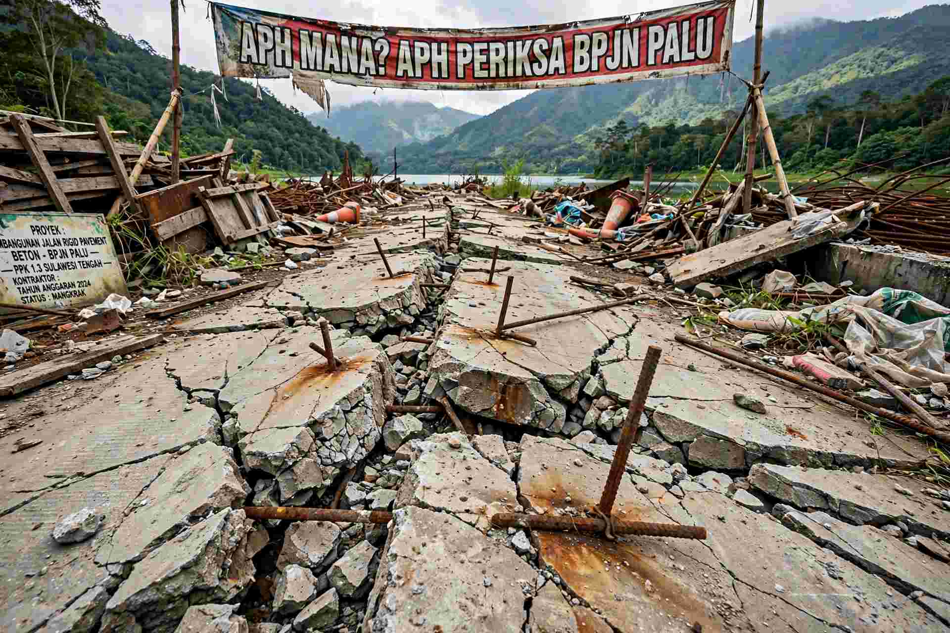 Bongkar Borok Jalan Danau Lindu, KAK Sulteng Tantang BPJN Buka Data