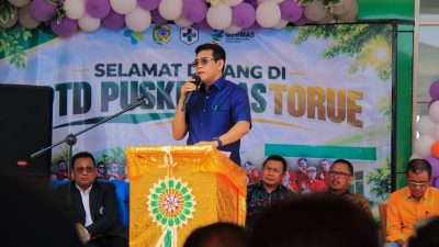 Perkuat Layanan Publik, Bupati Erwin, Resmikan Fasilitas Kesehatan di Torue