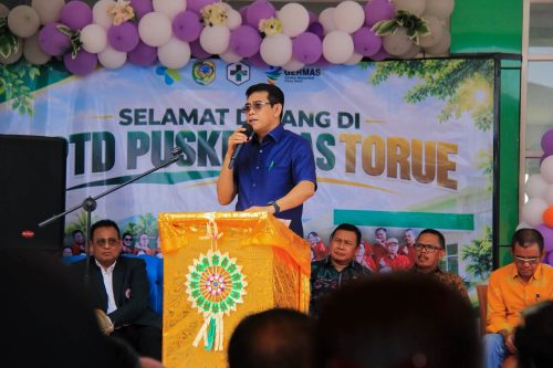 Perkuat Layanan Publik, Bupati Erwin, Resmikan Fasilitas Kesehatan di Torue
