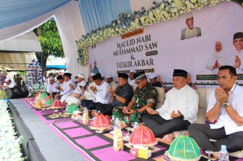 Maulid Nabi dan Zikir Akbar di Donggulu, Wabup Parimo Ajak Generasi Muda Jaga Persatuan